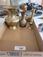 Vintage Brass Vases