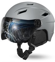 New FULL BLACK Odoland Snow Ski Helmet with