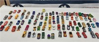 100ct. Hotwheels Matchbox cars and more
