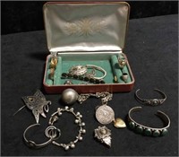 Jewelry Box with Assorted Pieces