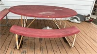 6.5ft long picnic table