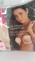 Self-adhesive support cups A nude