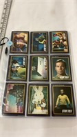 Star Trek cards 14 sheets