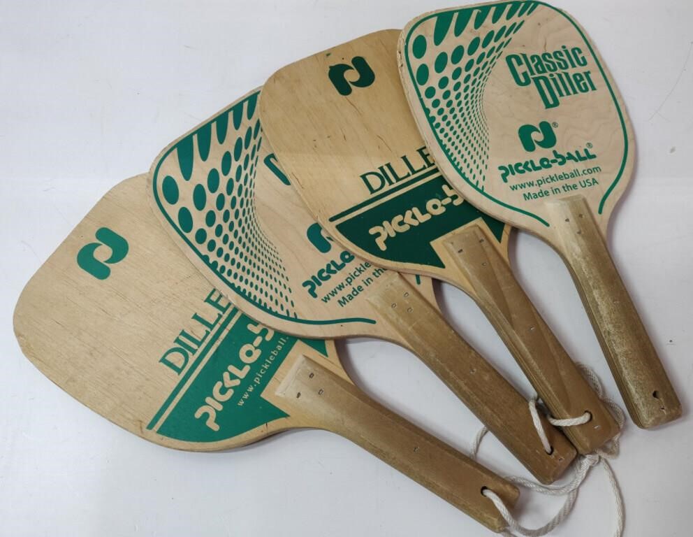 4 Pickle Ball Rackets