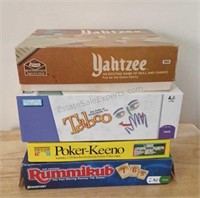 Assorted Board Games - Yahtzee, Taboo & more