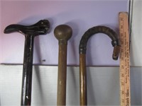 3pc Walking Sticks / Canes