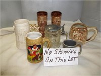 Tiki Mugs / Steins / Tankards - 7pc