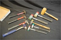 Lot of Mallets & Hammers