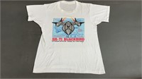 Vtg 1986 SR-71 Blackbird Military Tee Shirt