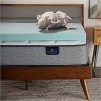 Serta ThermaGel Cooling Mattress Topper, Blue $70