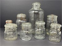 Glass Top Canning Jars