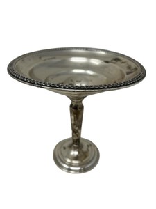 Sterling Silver compote pedestals bowl