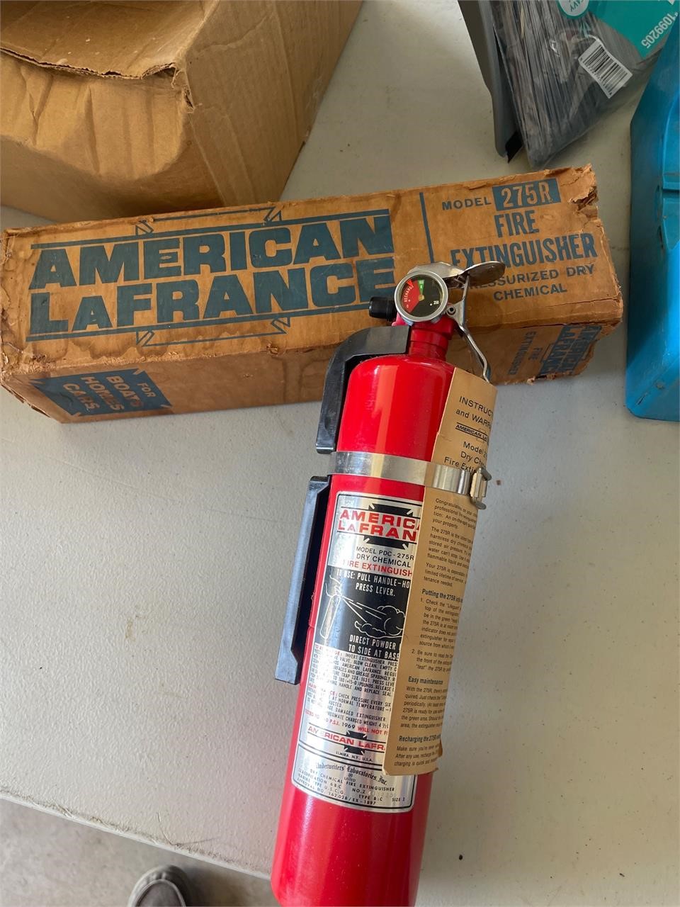American Lafrance Fire Extinguisher with Box