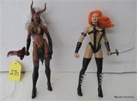 2 Figures Lady Demon Chaos Toys, Plus 1
