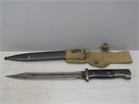 WWII German K98 Mauser bayonet and scabbard by