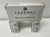 x3 boxes of federal 9mm ammo. -150rds total.