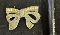 Vintage Bow Shape Brooch