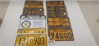 1940's, 50's, 90's, & Sheriffs Association Plates