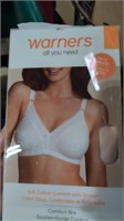 Warners womens Boxed Soft Cup Bra, Natural, 38B