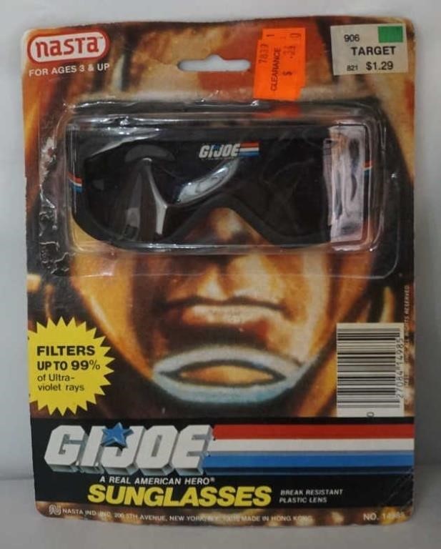 1988 GI JOE Sunglasses NASTA