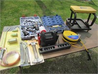 lot of tools husky impact set / propane torch set