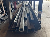 1-Shelf of Assorted Channel & Box Tubing,