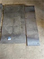 2-Sheets of 44"x 26" 14 Gauge Flat Steel