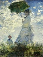 Claude Monet "Woman w/ A Parasol"