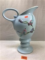 Vintage Hull Pottery, Serenade Blue Pitcher