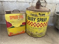 2 - DAIRY SPRAY CANS