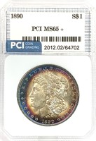 1890 Morgan Silver Dollar MS-65 +
