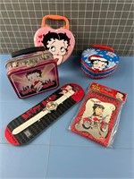 BETTY BOOP METAL BOXES / WATCH & SPIRAL JOURNAL