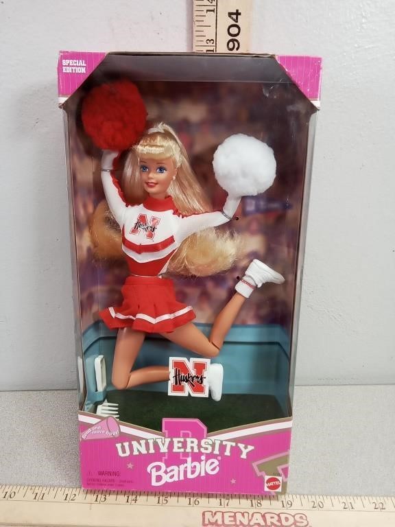 1996 Husker Barbie doll - new in sealed box