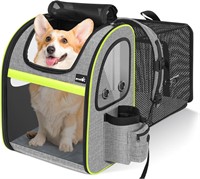 Pecute Pet Carrier Backpack  22 lbs  XL-Grey
