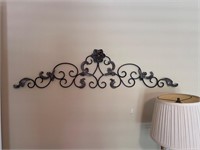 Metal art wall decor 48” wide