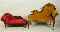 LOT OF TWO SMALL DAY BEDS