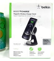 Support magnétique BELKIN recharge sans fil, neuf