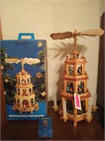 Weihnachts-Pyramide made in Germany 23" tall