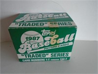 1987 TOPPS BASEBALL TRADED SET