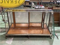 Original Glass Shop Display Cabinet With Some
