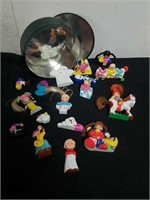 Vintage silverlit toy little snap dolls