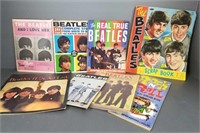 Group of vintage books, etc. including rock & roll