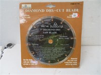 New, 7" Diamond Dry-Cut Circular Saw Blade