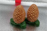 Vintage Ceramic Pine Cone Salt and Pepper Shakers