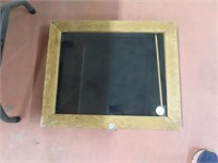 24"x20" Wooden Display Case *lined/as is*