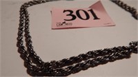 STERLING SILVER CHAIN NECKLACE 24"