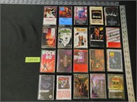 20 Rock Cassette Tapes, Supertramp,Winger,Kansas