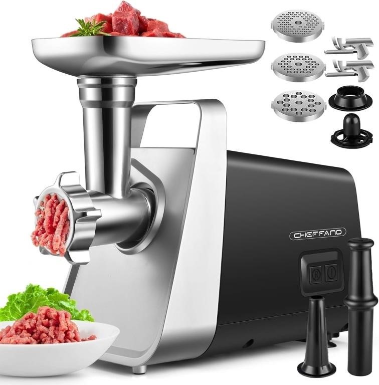 CHEFFANO Meat Grinder  2000W Max Steel