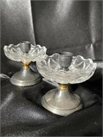 CLEARANCE! VTG Italian Silver Candle Stick Holders