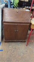 VINTAGE WOOD SECRETARY DESK